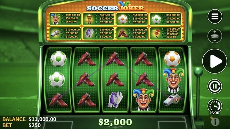 Soccer Joker - მომგებიანი კომბინაცია ბორბლებზე